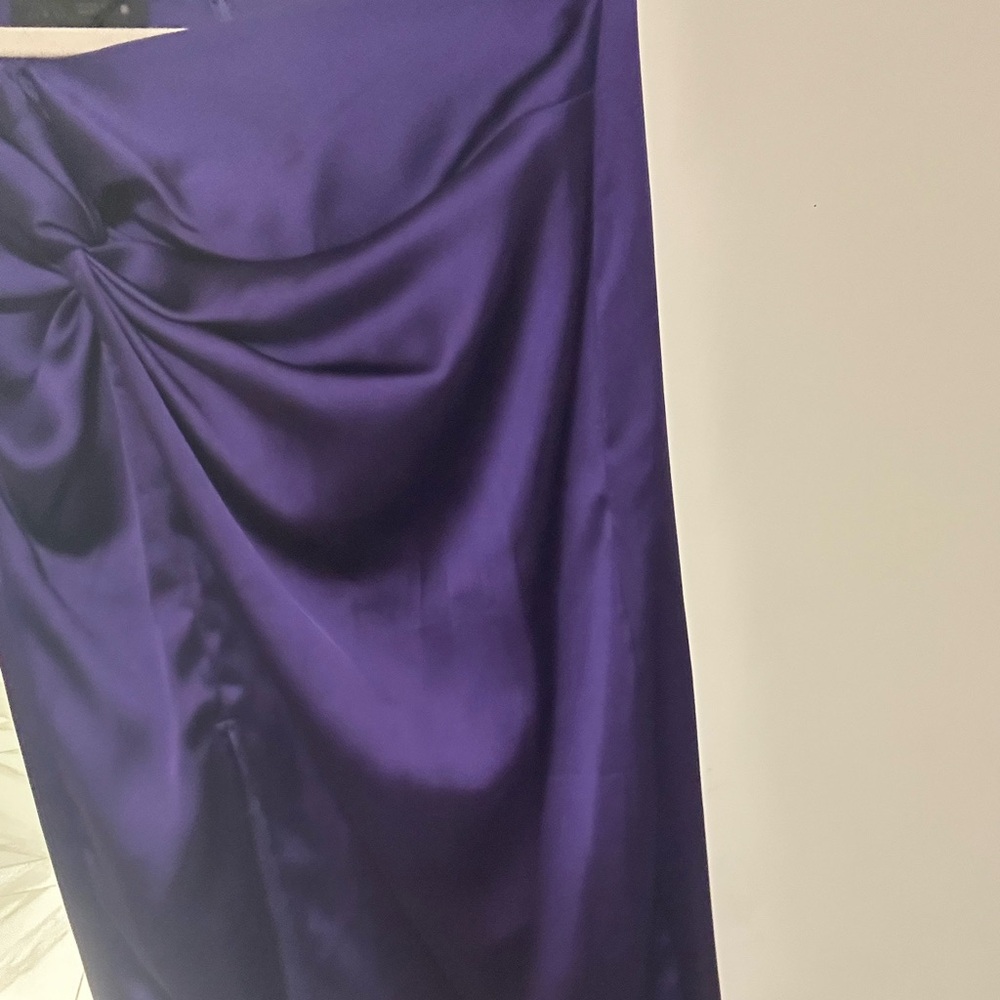 Zara Purple Midi Skirt